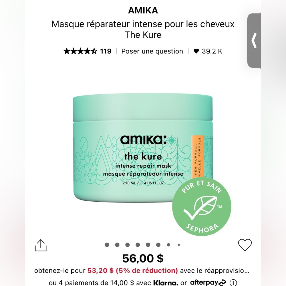brand new hair mask